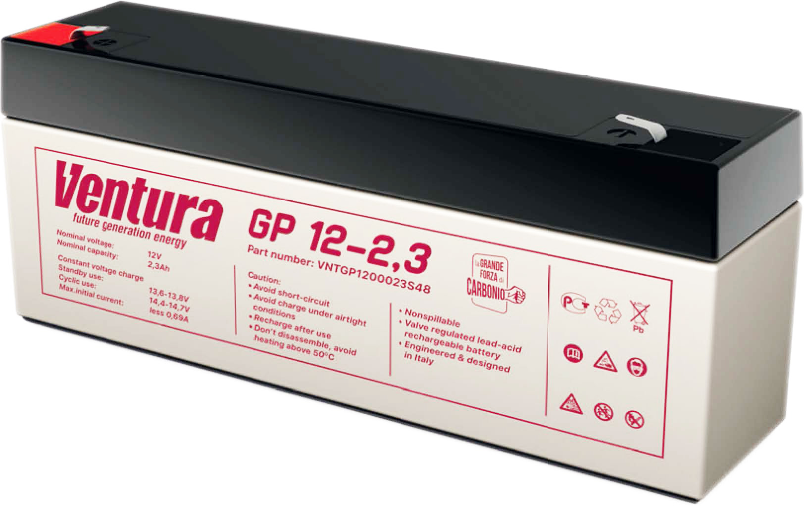 Батарея акумуляторна VENTURA GP 12-2,3 (1042424)